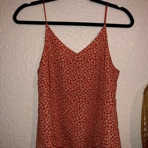 Forever 21 orange floral top